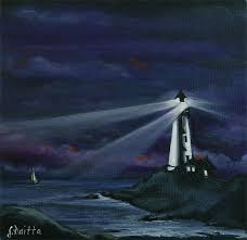 Lighthouse At Night Paintings Related Keywords Amp Suggestions Hope Painting Lighthouse Painting Lighthouse Art