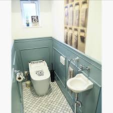 バス トイレ ペンキ塗り フェイクグリーン トイレブラシ ポスター などのインテリア実例 2017 09 09 21 32 16 roomclip ルームクリップ トイレブラシ インテリア 収納 インテリア