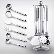 The 21 pieces in the mainstays kitchen set are a mixture of durable metal, nylon and rubber utensils, so they're safe to use with almost any cooking surface. 7 Pcs Set Multifunction Stainless Steel Kitchen Cooking Tools Sets Restaurant Utensils Turner Ladle Kitchenware Cooking Tool Sets Aliexpress