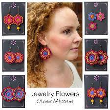 Flower Micro Crochet Earrings