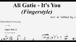 It's you, it's always you. Ali Gatie It S You Guitar Fingerstyle Cover By Projectmusic