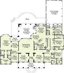 Barker with master bedroom sitting area plan. Plan 62118v 4 Bed Southern House Plan With Home Office And A Separate Study House Flooring Dream House Plans House Floor Plans