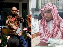 Ustadz maaher ditahan di rutan bareskrim polri setelah menjadi tersangka kasus ujaran kebencian di media sosial. J3pu Rhwu8o5m