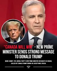 Mark Carney is the Liberal Party's new Prime Minister-Designate. In his  acceptance speech, he delivered a strong message directed toward Donald  Trump >> https://go.countryrebel.com/CanadasNewPrimeMinister