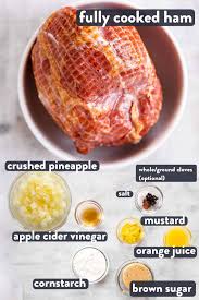 Making a brown sugar ham glaze is as simple as plonking the ingredients in a saucepan then just simmering until the sugar dissolves. Crockpot Brown Sugar Pineapple Ham Recipe Savory Nothings