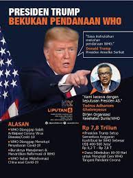 Headline Donald Trump Setop Dana Untuk Who Keputusan Berbahaya Saat Pandemi Corona Global Liputan6 Com
