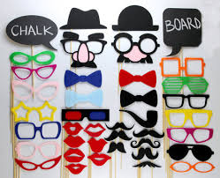 Wir und alle unsere freunde lieben es. Party Photo Booth Props Baby Shower Mask Glass On A Stick Wedding Game Decor Diy
