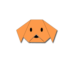 Cara Mudah Membuat Origami Cara Membuat Origami Wajah Kepala Anjing