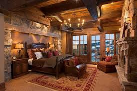 dark wooden bedroom tasarim evler guzel yatak odasi rustik kulubeler