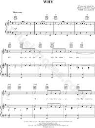 Bob Marcucci "Why" Sheet Music in G Major
