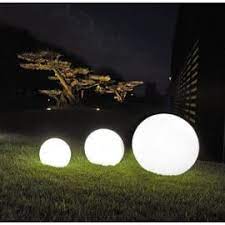 Get free shipping on qualified gazing balls or buy online pick up in store today in the outdoors department. Set Of Decorative Garden Balls 25 Cm 30 Cm 40 Cm 3x Rgb Led Remote Lunares Store