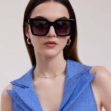 Bella Black Sunglasses by ANNE FONTAINE
