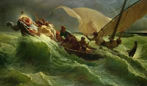Before the time of the lord jesus the sea of galilee was to the world an unknown, neglected, and almost unnamed distant inland lake; Jesus Demonstrates His Authority Over Nature By Calming A Furious Storm On The Sea Of Galilee Matthew 8 23 8 27 Bible Blender