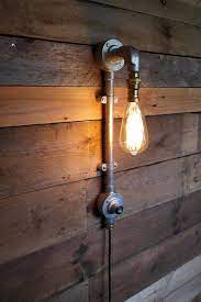 Totally Unique Hand Made In The Uk Single Bulb Industrial Style Metal Wall Light Main Body Comprises Industrial Wall Lights Ceiling Lights Uk Metal Wall Light