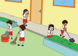 Gambar gotong royong di sekolah dan di masyarakat. Pagi Ini Akan Diadakan Gotong Bukit Harimau Menangis Facebook