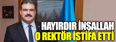 Şafak ertan çomaklı, sosyal medyanın diline düştü. Hayirdir Insallah O Rektor Istifa Etti