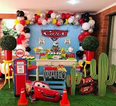 She does the invitations and the thank you's all up and sends you the link to have them printed on photo paper. Pin En Fiesta De Cars Cars Theme Birthday Party Cars Birthday Party Disney Car Birthday Theme
