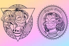 Download Calavera Ladies Collection 21 Elements Graphic By Tatiana Cociorva Creative Fabrica