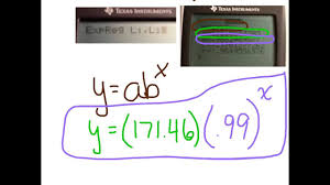 Exponential Regressions Youtube