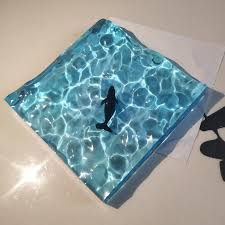 Diy Blue Ocean Square Water Ripple Mold Silicone Water Ripple Resin Mold Handmade Epoxy Table Base Mold Marine Micro Landscape Decoration In 2020 Resin Diy Diy Crystals Resin Crafts