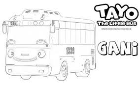Tayo The Little Bus Halaman Mewarnai Warna Buku Mewarnai