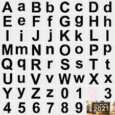 5mm & 10mm stencils contain upper and lower case alphabets. Buy Letter Templates Stencils Kit 62 Pieces Reusable Plastic Large Alphabet Stencil Letter And Number Art Craft Stencils For Painting On Wood Wall Chalkboard Signage Fabric Rock Scrapbook Notebook Online In Turkey