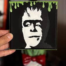 Fred Gwynne as Herman in the Munsters Portrait Art Print
