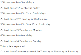 The Last Day Of A Century Cannot Be Calendar Questions Answers Sawaal