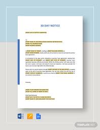 You can quit any time you want and you will not have to pay the company any compensation for violating the notice period. 6 Resignation Letter With 30 Day Notice Template Pdf Word Apple Pages Google Docs Free Premium Templates