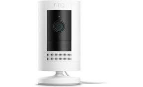 2020 popular 1 trends in home improvement, lights & lighting, automobiles & motorcycles, tools with waterproof automotive connector and 1. Ring Stick Up Cam Plug In White Indoor Outdoor Wi Fi Security Camera With Siren At Crutchfield