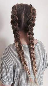 Braid Hairstyles For Sports Messy Buns Frenchbraid Hairstyle Lazy Girl Braids For Long Hair Hair Styles Natural Hair Braids