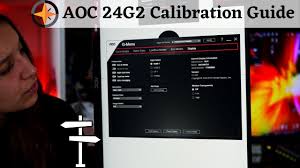 Aoc agon 23.8 1ms ips gaming monitor hdr freesync ultra narrow hdmi dp. Aoc 24g2u Gaming Monitor Calibration Guide Best Colors Youtube
