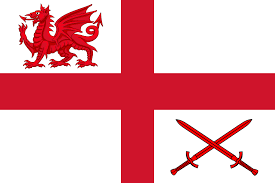 During the commonwealth and protectorate era of 1649 to 1960, the irish harp was introduced in the flag. United Kingdom Of England And Wales By Masterchica1987 On Deviantart