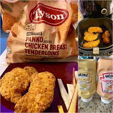 Turn tenderloins halfway through cook time for a crispier product.appliances vary. Tyson Panko Chicken Tenders Airfryer