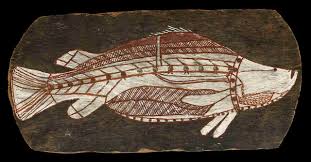 Bark Painting Of A Barramundi Western Arnhem Land About 1961 C The Trustees Of The British Museum Indigenous Art British Museum Art