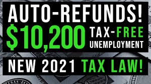 For the millions of americans who filed for unemployment last year, federal support came with. Tax Free 10 200 Auto Refund New Tax Law 2021 Watch Before Filing Unemployment Update 03 19 2021 Youtube