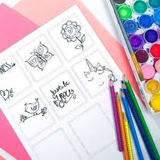 We have some really great easy coloring pages for your young kids to learn hands on. Print And Color Mini Coloring Pages 100 Directions