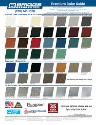 Standard Color Guide Smp Briggs Steel