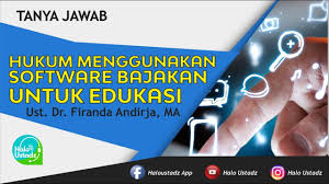 Hukum Memakai Software Bajakan Untuk Edukasi Ust Dr Firanda Andirja Ma Youtube