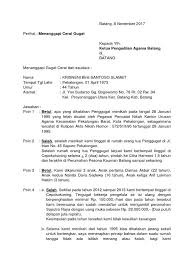 Sebagai contoh surat niaga yang digunakan terkait hal perniagaan dan juga surat dinas yang digunakan dalam lingkup dinas. Contoh Jawaban Gugatan Cerai
