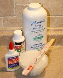 Homemade Smooth Texture Paste 1 4 Cup Talcum Powder I Used Johnson S Baby Powder Make It Smell Good Too 1 Tablespoon W Painting Crafts Diy Gesso Diy Art