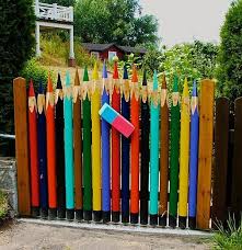 Gate out of wood is a perfect solution if you want to save money and make a construction with your own hands. Cool Fence Garden Gate Design Garden Gates Unique Gardens