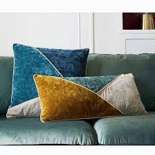Coussin de sol 40 x 40 cm atmosphera la redoute. Coussin Patchwork Velours Maison Pere X La Redoute Interieurs Housse De Coussin Coussin Patchwork Coussin