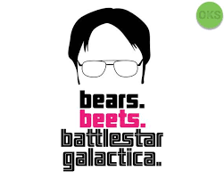 Bears Beets Battlestar Galactica Svg Dow 818944 Png