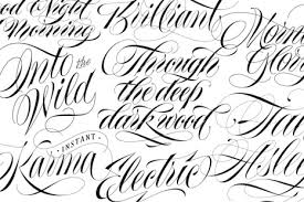 Download typeface esther handmade free. Elegant Decorative Letterings In Lettering On Yellow Images Creative Store