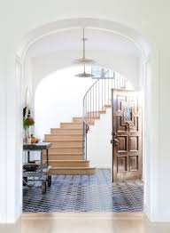 Later, sheets of mosaic held together by paper facing helped. 15 Floor Transition Ideas For Your Entryway Shelterness