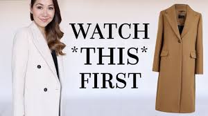 Belted wool blend jacket camel camel designed in los angeles. Watch This Before Buying Another Coat Life Changing Youtube