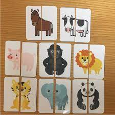 絵合わせカード 動物 マグネット フリマアプリ ラクマ 手作りおもちゃ マグネット おもちゃ カード 手作り