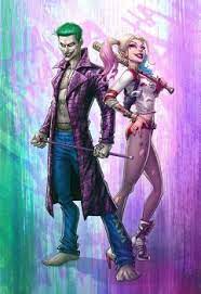 Harley quinn is hunting two serial killers: Solve The Joker And Harley Quinn By Patrick Brown Jigsaw Puzzle Online With 280 Pieces