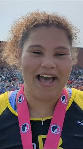Iowa High School State Track: Iowa State women's basketball signee Audi  Crooks wins shot put title